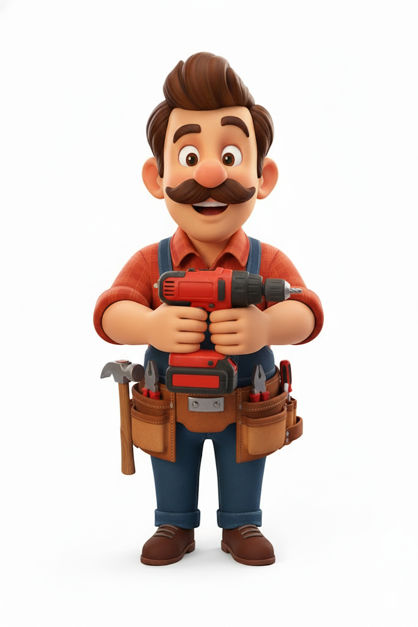 Mascote Sereno - Marido de Aluguel